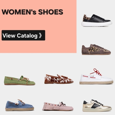 Women's Shoes. Click here to download the catalog.